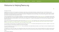 Desktop Screenshot of helpingteens.org